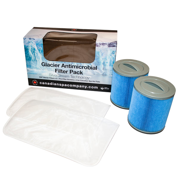 Glacier Antimicrobial 100 Sq Ft Filter Set