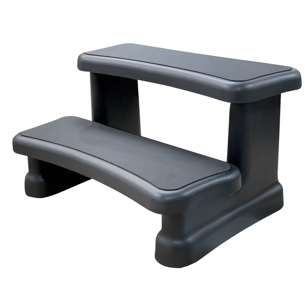 Classic Universal Black Spa Steps 28in (Fits both round and square spas)