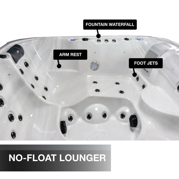 London SE 6-Person 48-Jet Hot Tub