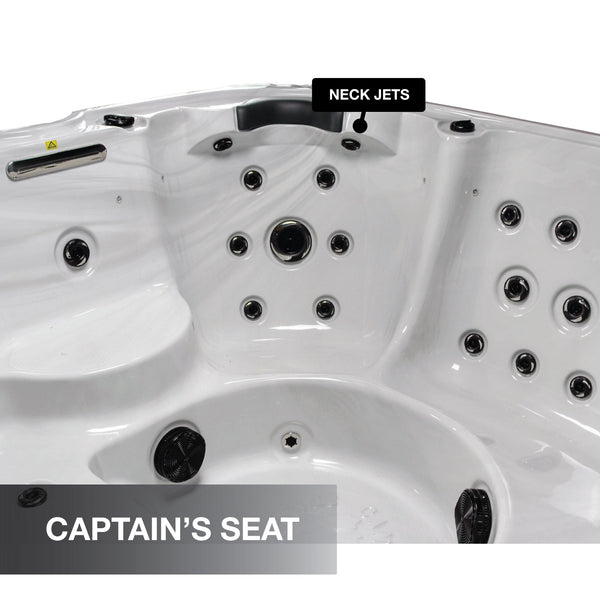 London SE 6-Person 48-Jet Hot Tub