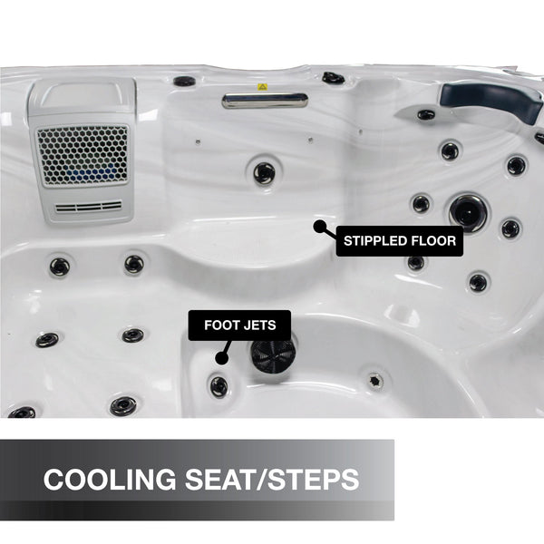 London SE 6-Person 48-Jet Hot Tub