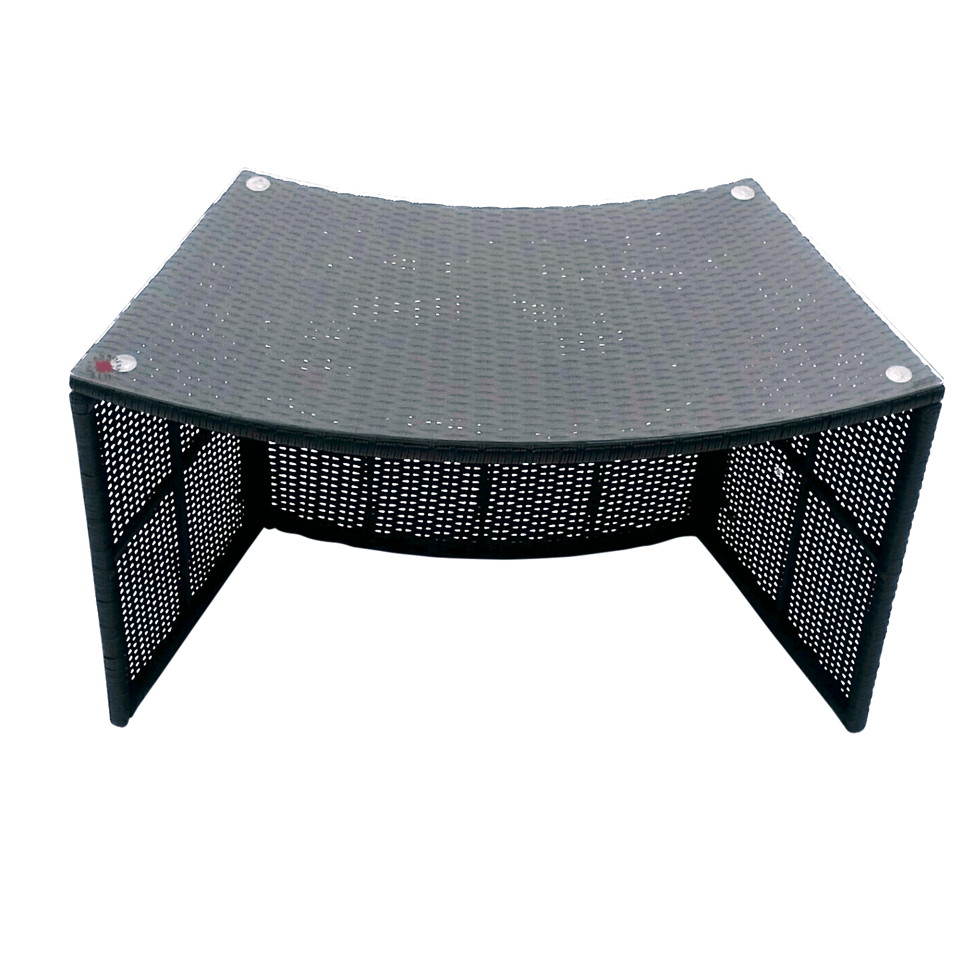 Glass Top Bar - Round Spa Surround Furniture